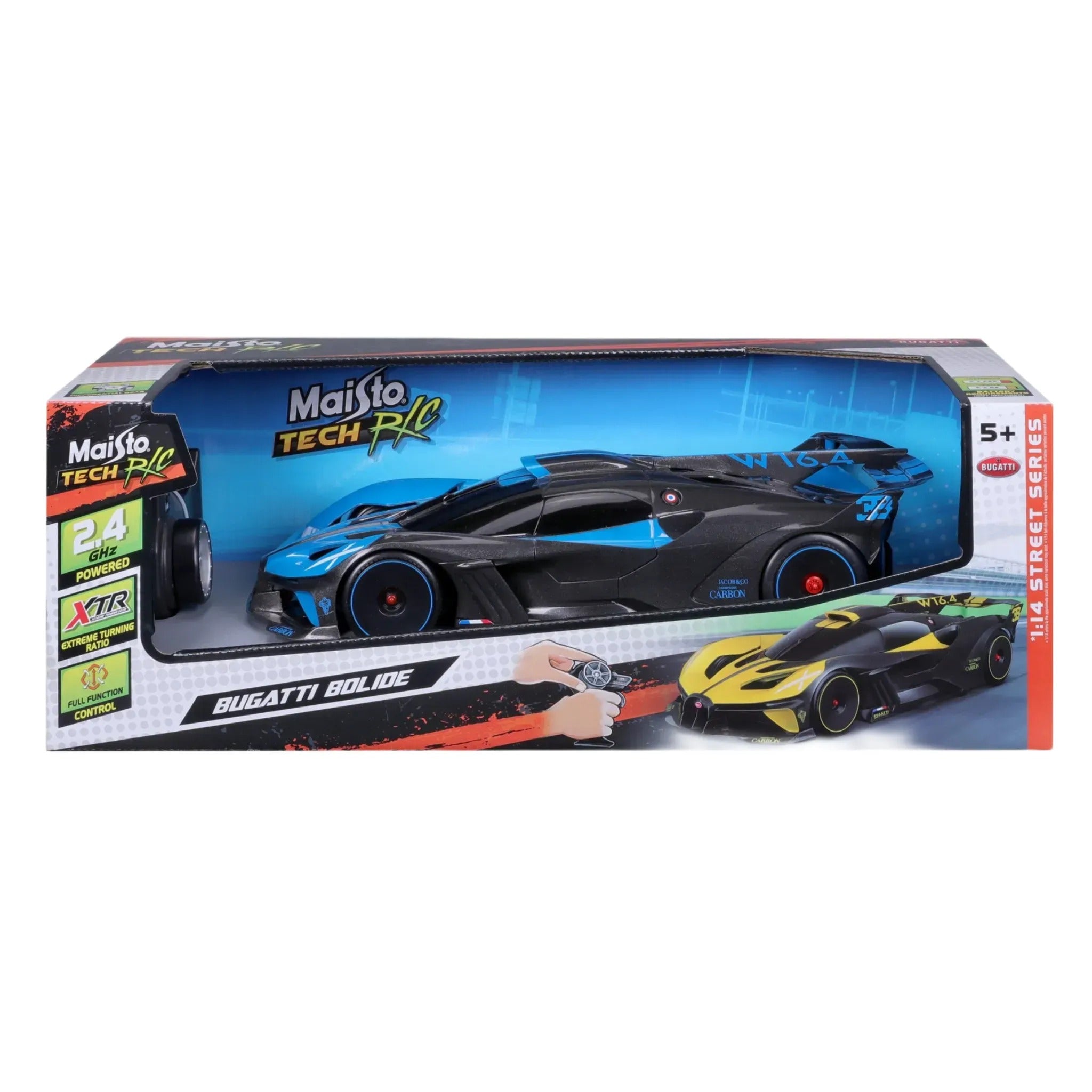 Maisto 1:14 Remote Control Bugatti Bolide Assorted – Toy Kingdom