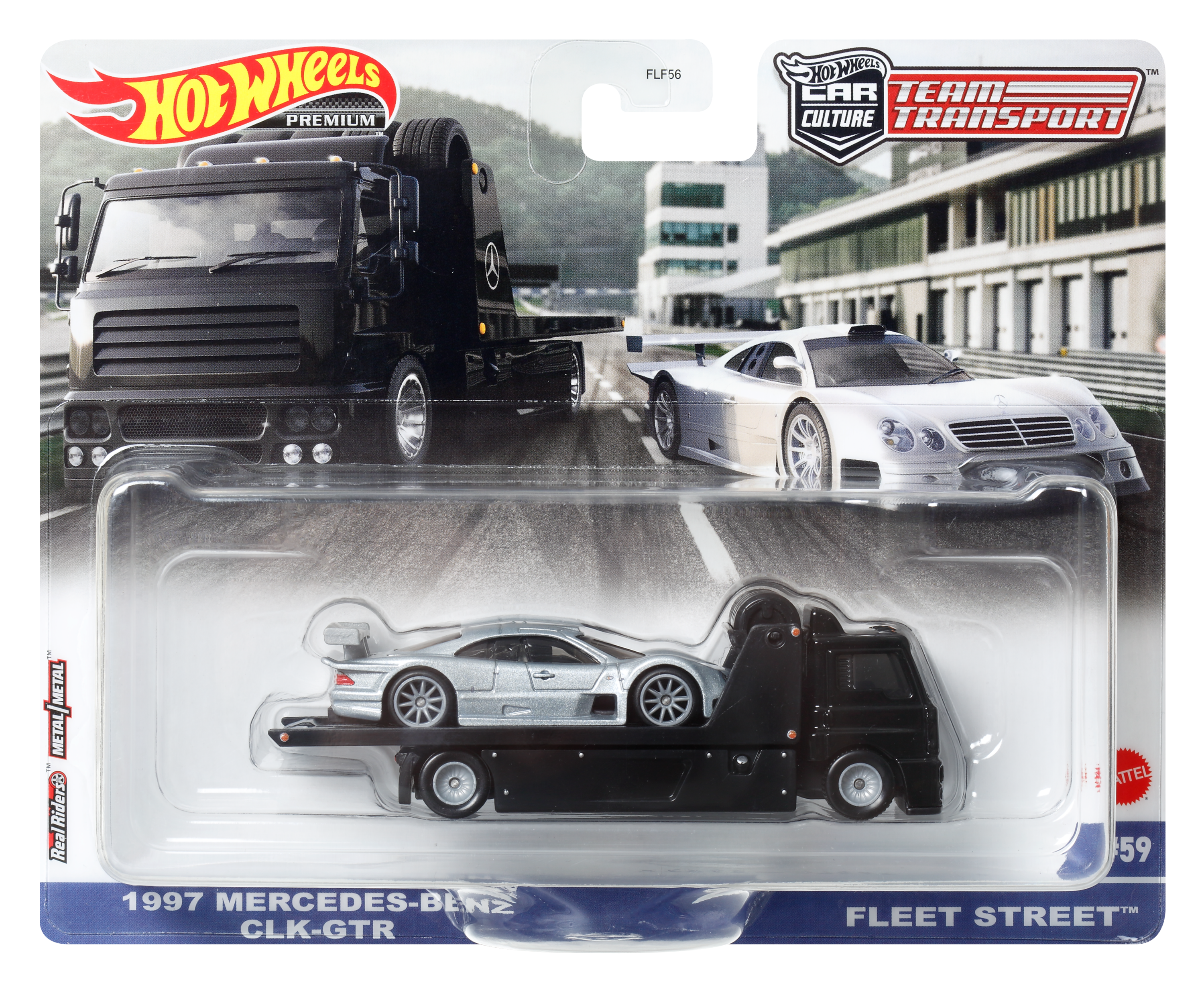 ミニカー R065 Hot Wheels PREMIUM TEAM TRANSPORT Hot Wheels Premium Team Transport Truck & Race Car 2-Pack