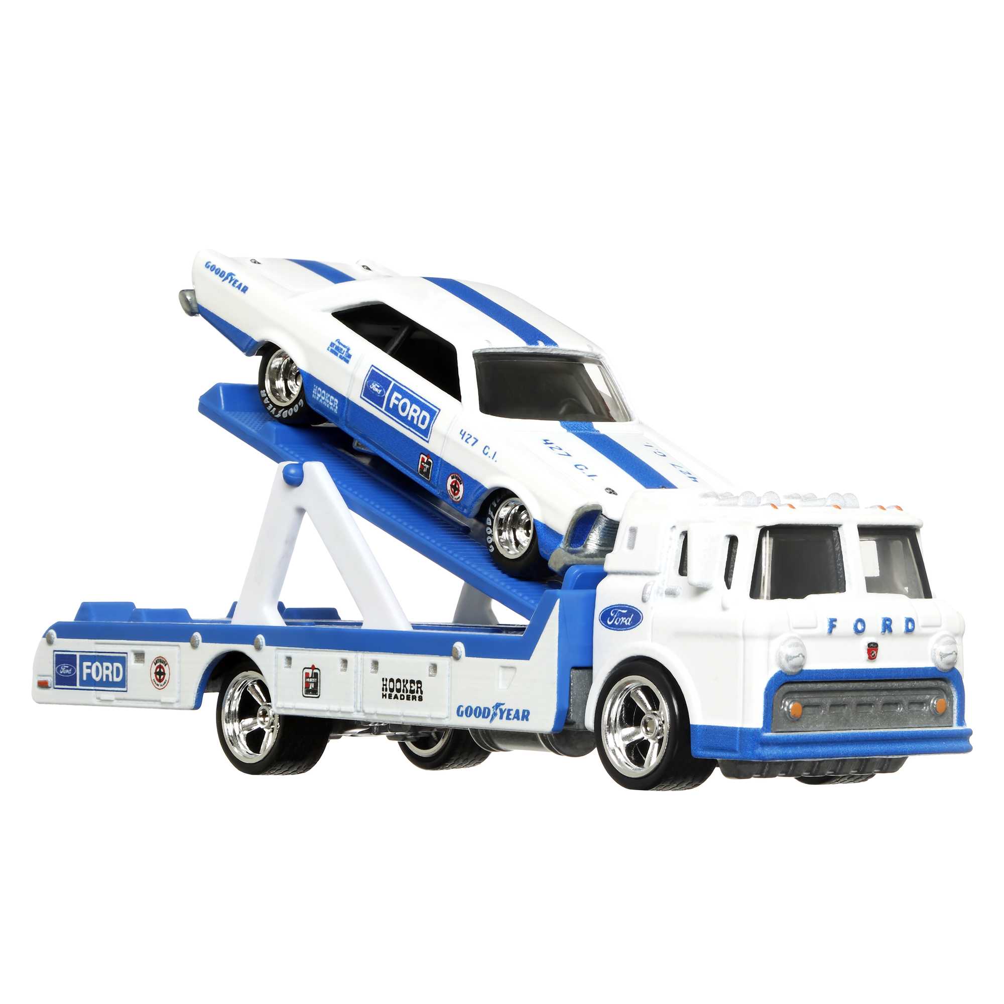 Hot Wheels Premium Team Transport Truck & Race Car 2-Pack Asst