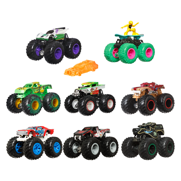 Hot Wheels Monster Trucks 1:64 Scale Die-Cast Vehicle Assorted