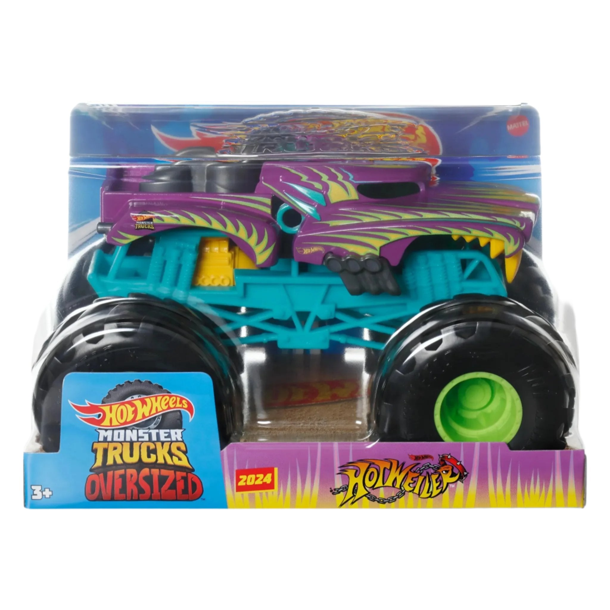Hot Wheels Monster Trucks Oversized 1:24 Scale Die-Cast Assorted