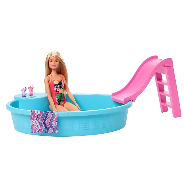 Barbie Pool With Doll   Blonde Hair