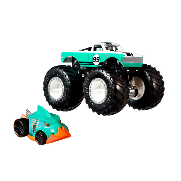 ミニカー Hot Wheels Party Crusher Monster Trucks The tour exclusive Hot Wheels Monster Trucks Live Combo Crasher