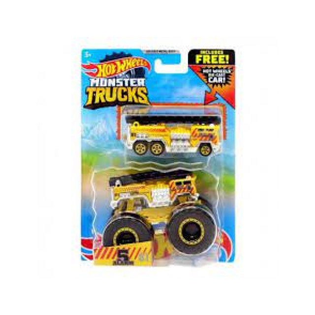 Hot Wheels Monster Trucks 1:64 2Pck Vechile Assorted