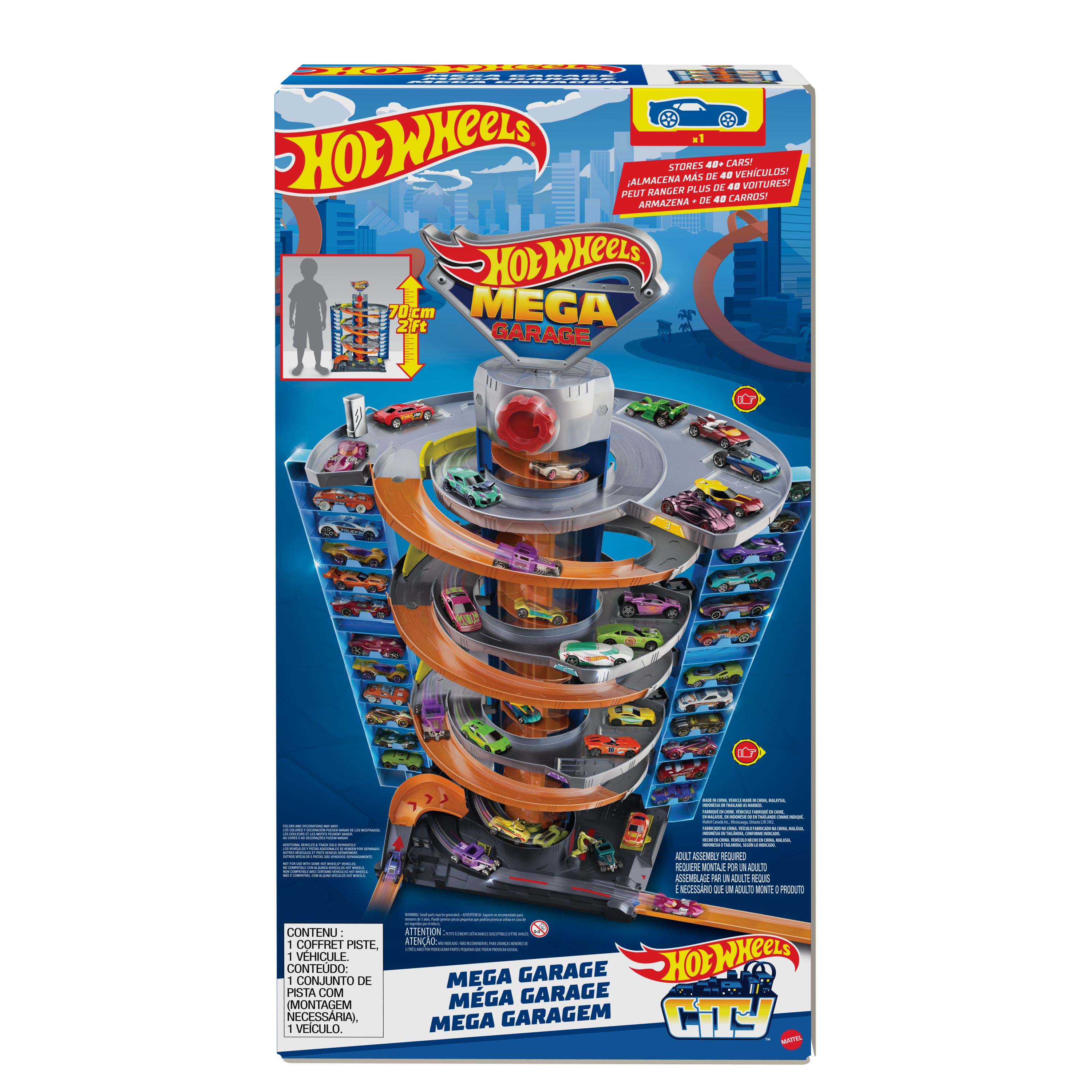 Garage Playset Pista Mega Garage Wheels Track Pista Super Ultimate