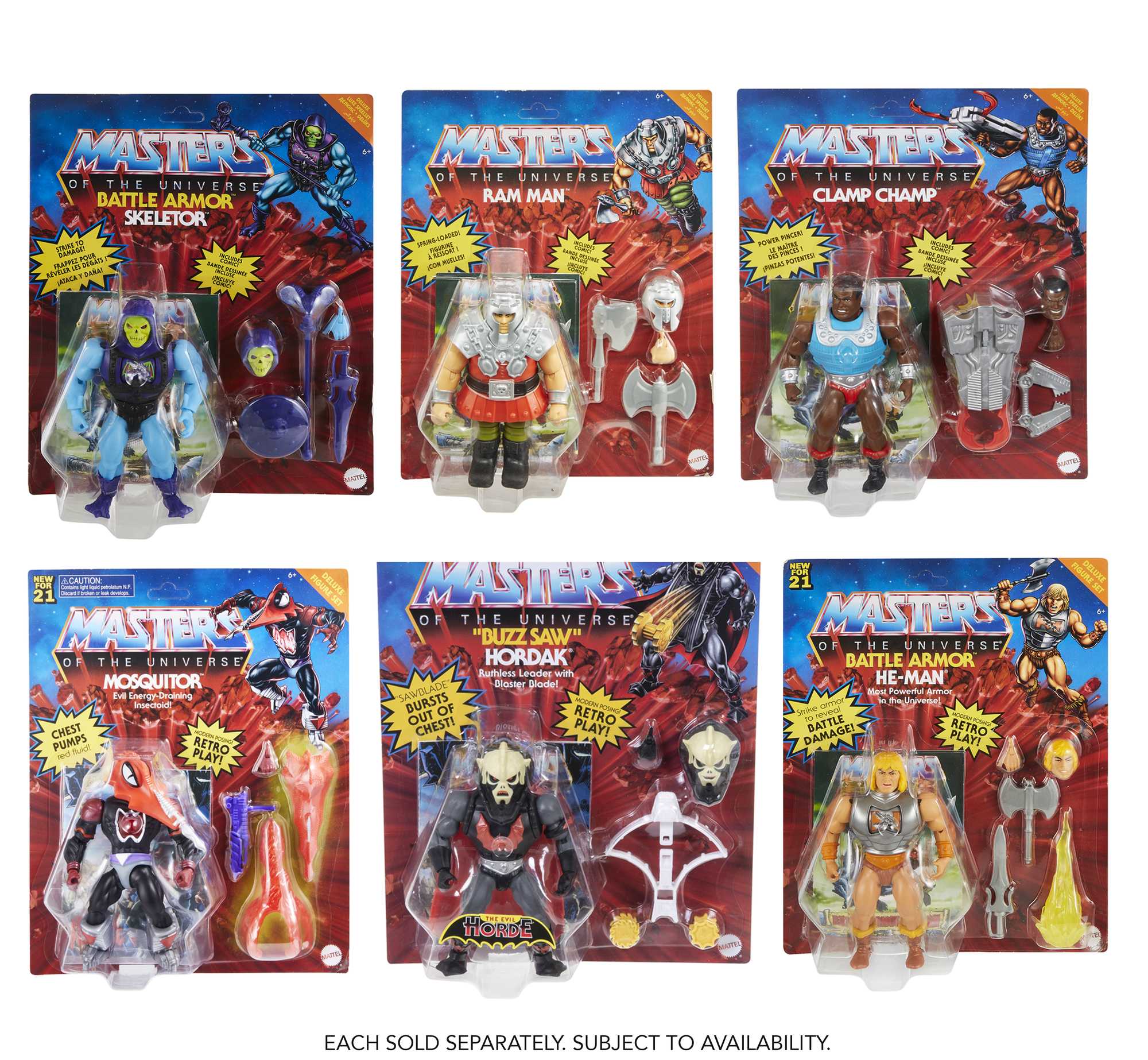 Masters of the Universe® Origins Deluxe Action Figure Assortment