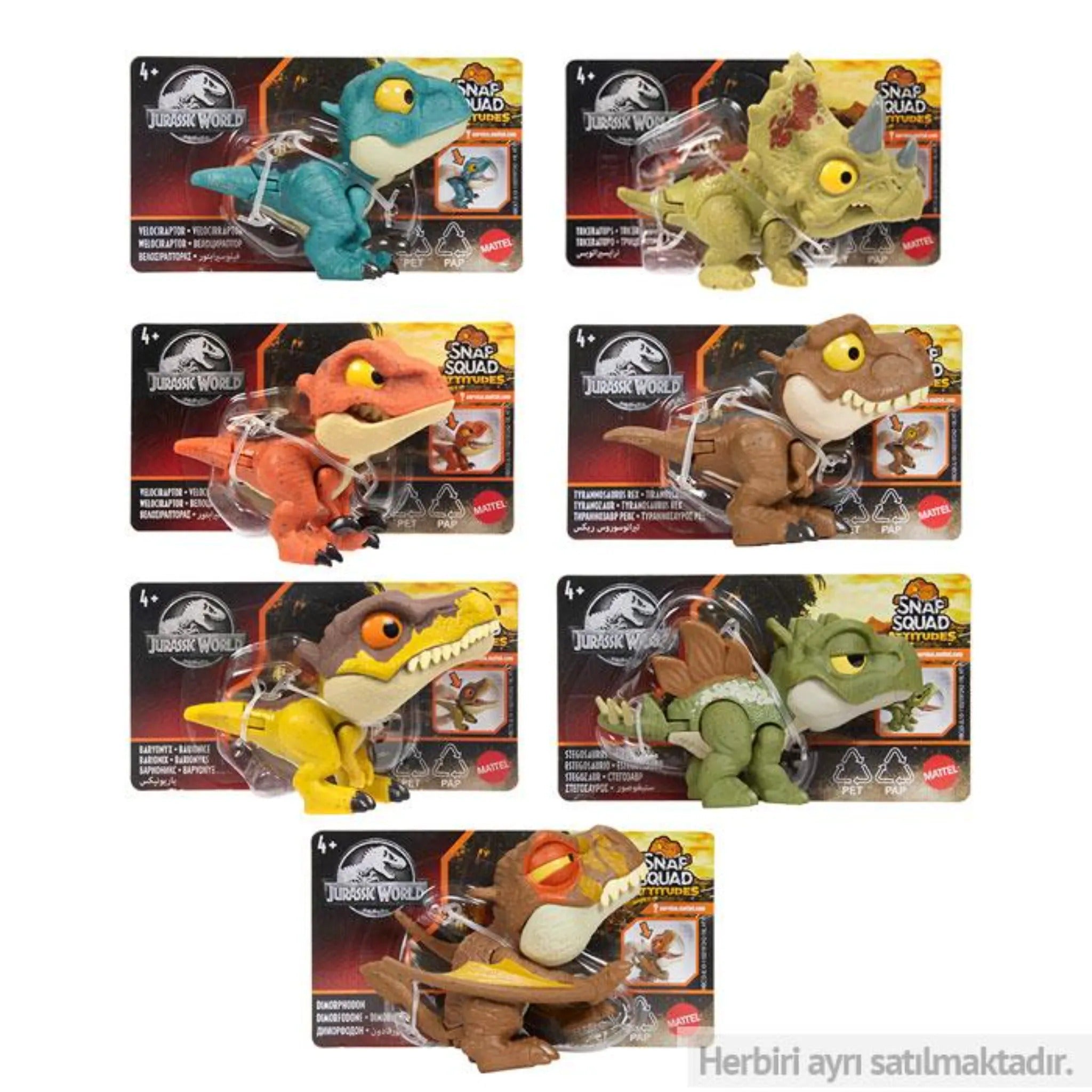 Jurassic World Snap Squad Attitudes Assorted – Toy Kingdom South