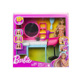 Barbie Doll And Hair Salon Playset