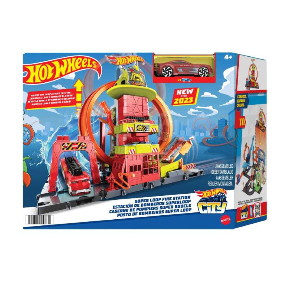 Hot Wheels City Super Loop Fire Station Playset – Toy Kingdom