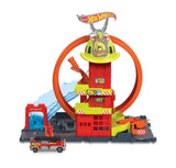 Hot Wheels® City Super Loop Fire Station