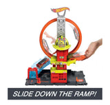 Hot Wheels® City Super Loop Fire Station