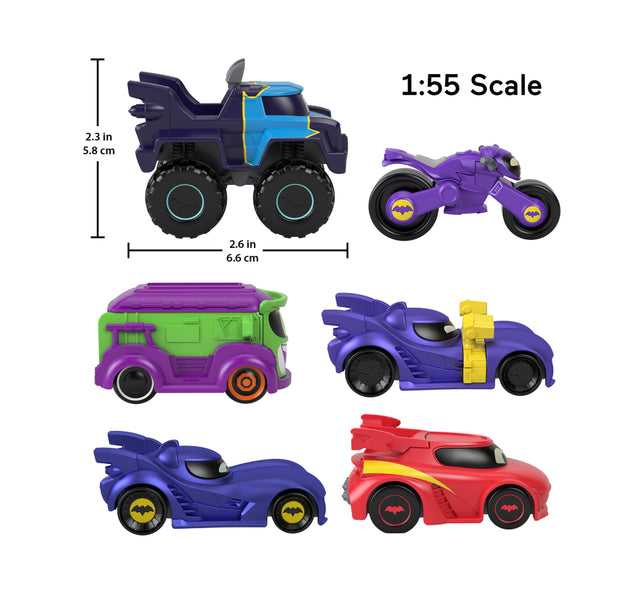 Fisher-Price® Dc Batwheels™ 1:55 Vehicle Die-Cast Asst