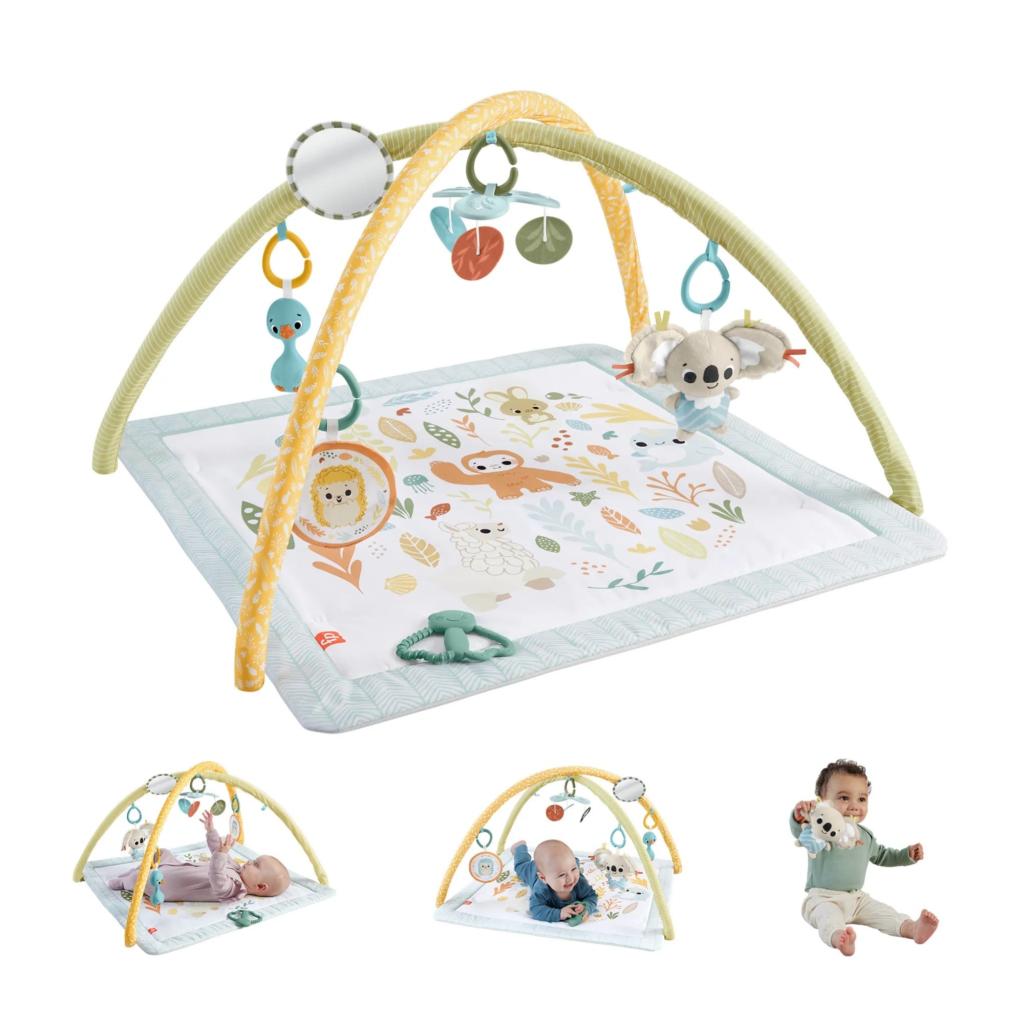 Fisher-Price Simply Senses Newborn Gym Baby Activity Mat – Toy