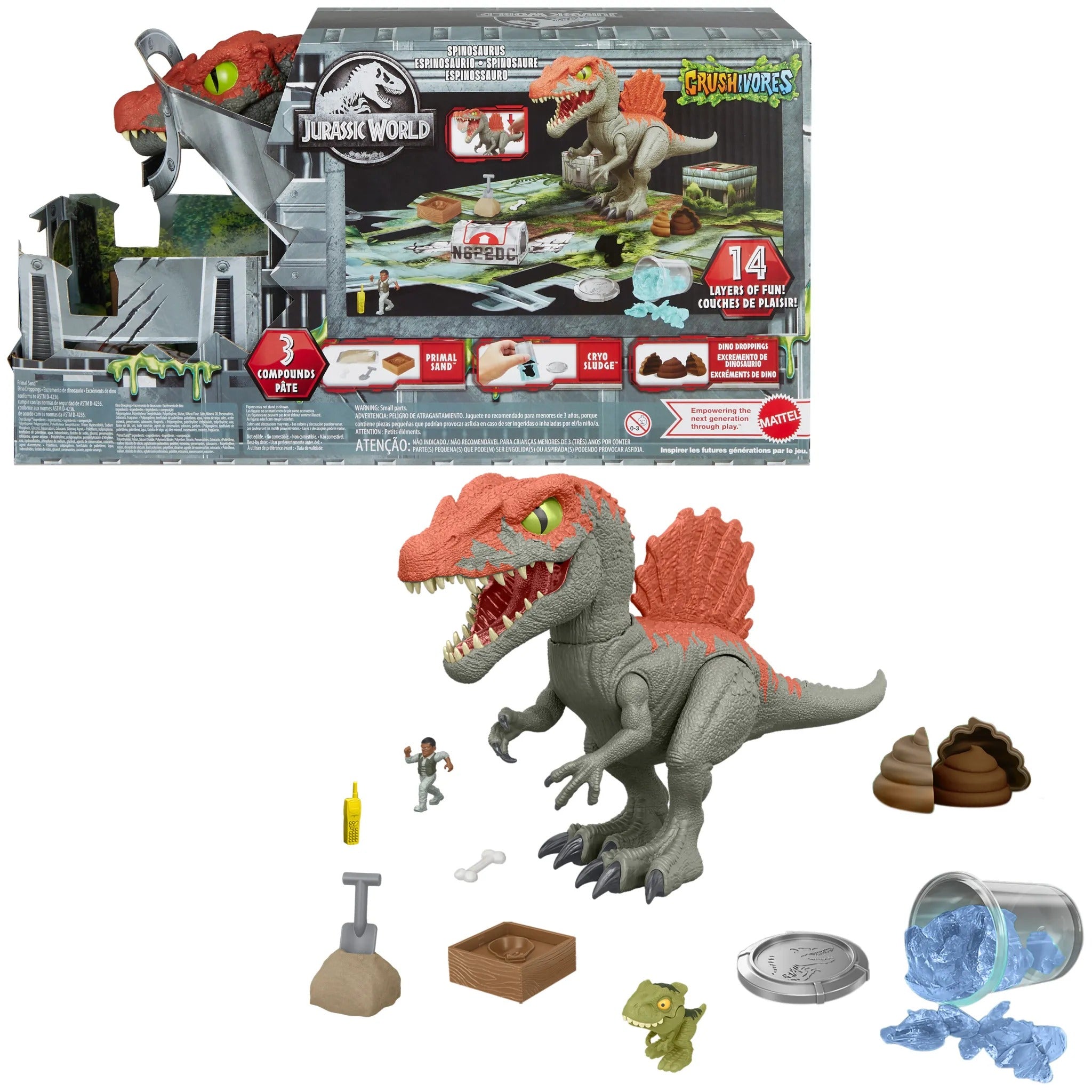 Crushivores Spinosaurus Cage Crasher – Toy Kingdom South Africa