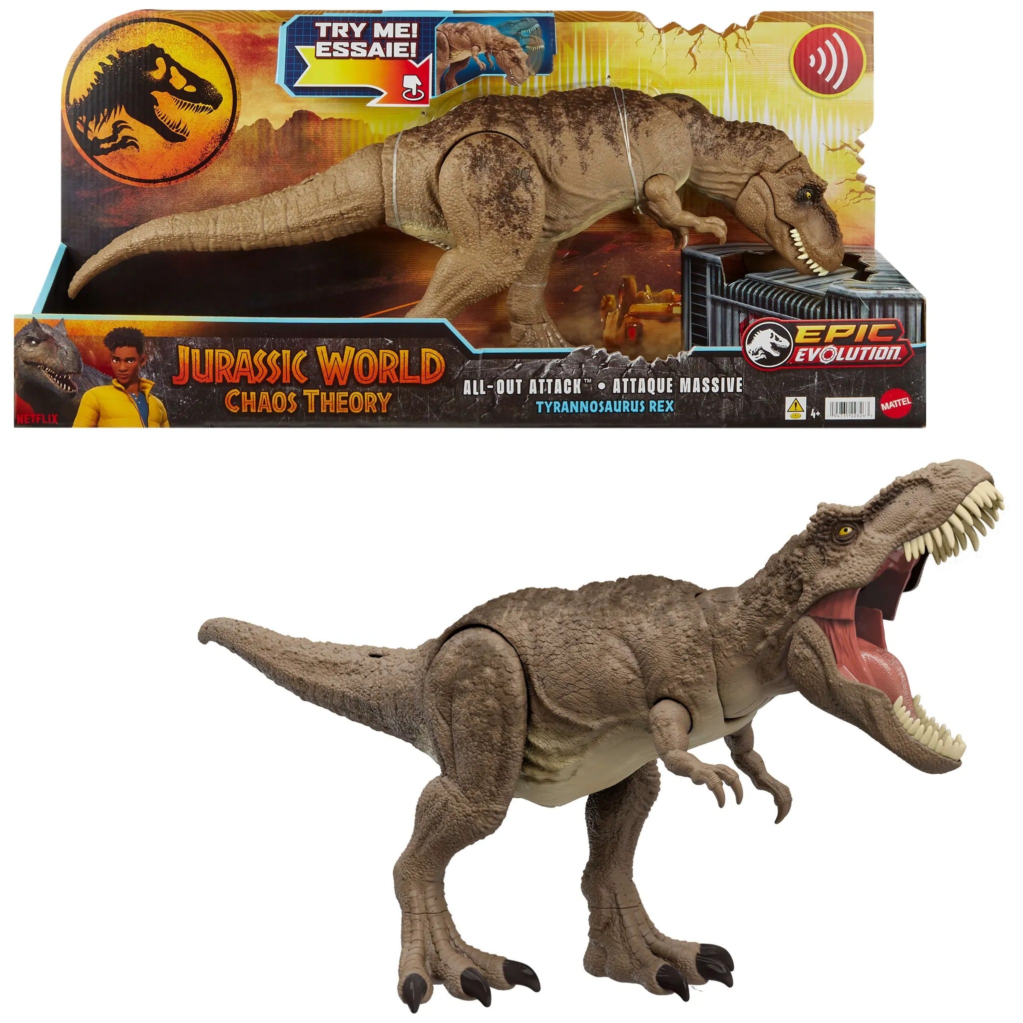 Jurassic World Chaos Theory All-Out Attack Tyrannosaurus Rex