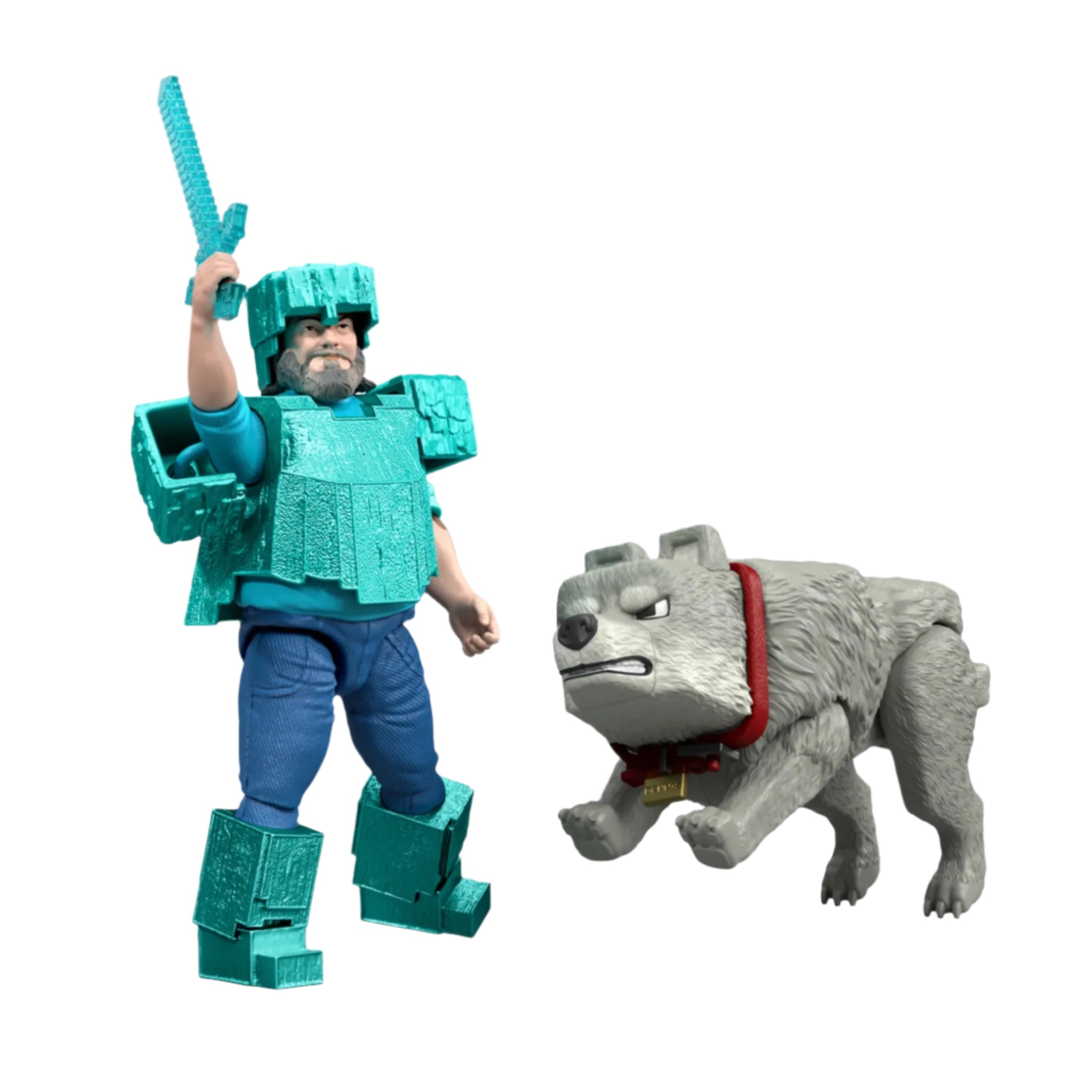 Minecraft Steve And Wolf 2 Pack – Toy Kingdom South Africa