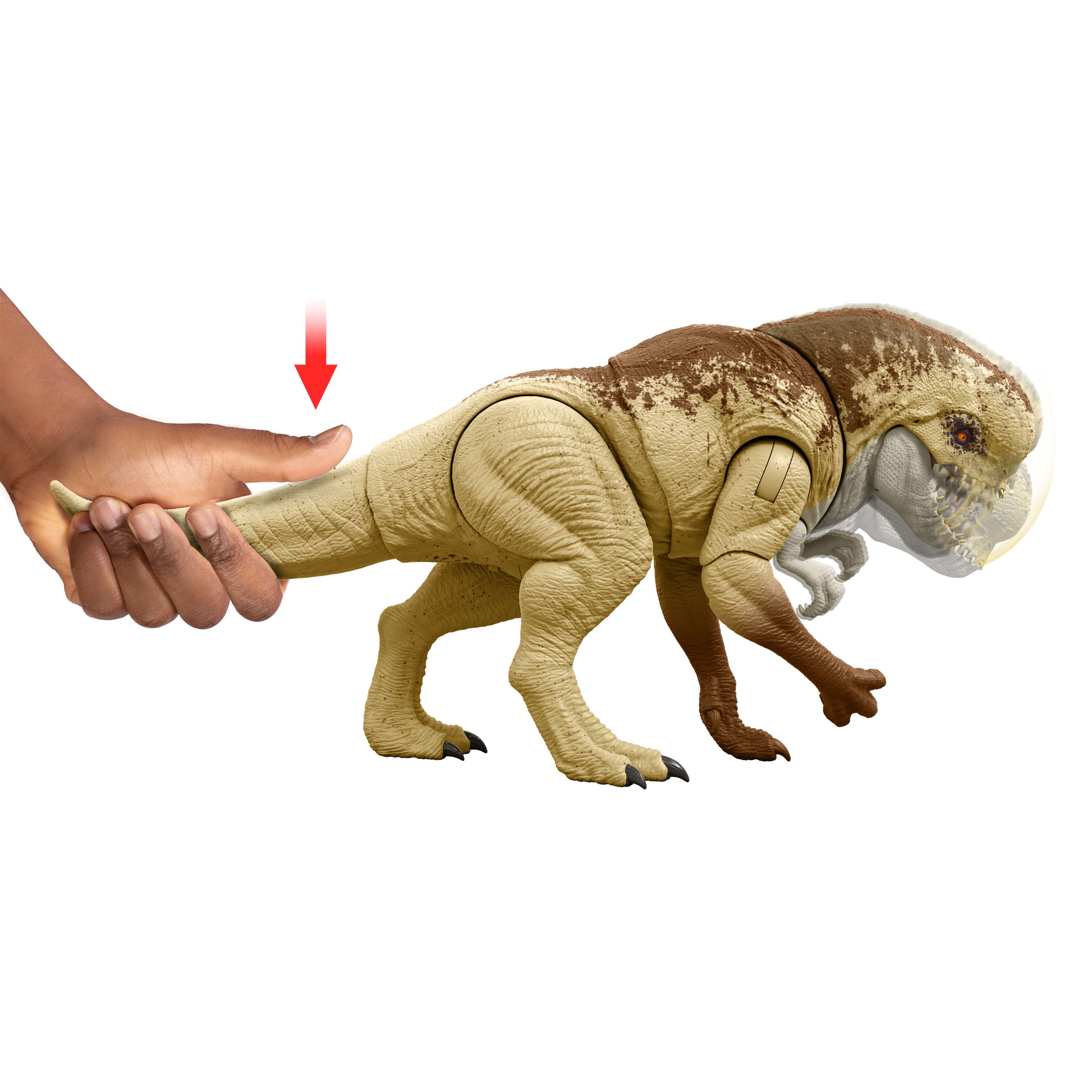 Jurassic World Rebirth Rumble and Rampage Distortus Rex Villain