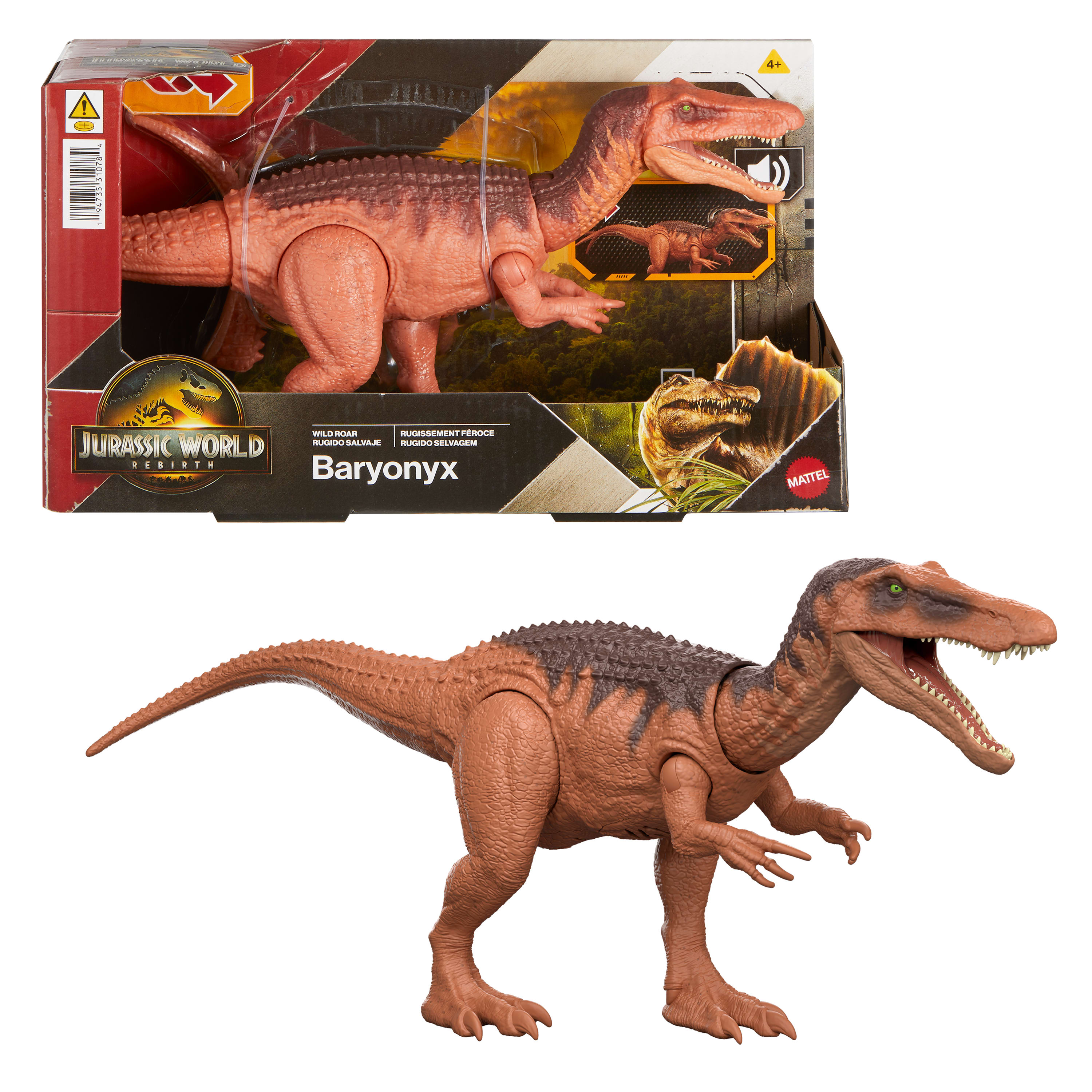 洋楽 Toy Jurassic World Wild Roar Chomp Attack & Sound Dinosaur Action