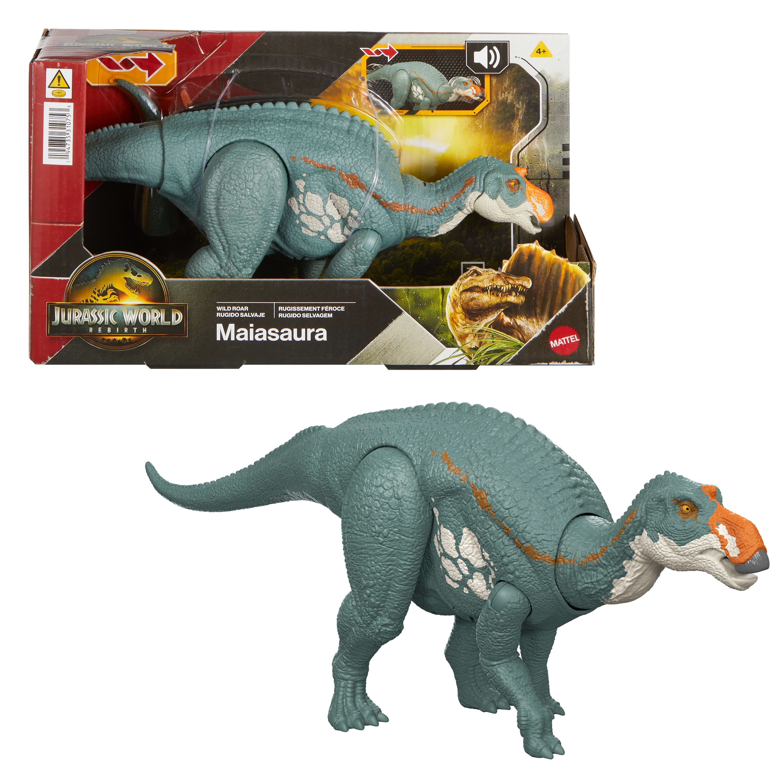 Jurassic World Wild Roar Chomp Attack & Sound Dinosaur Action