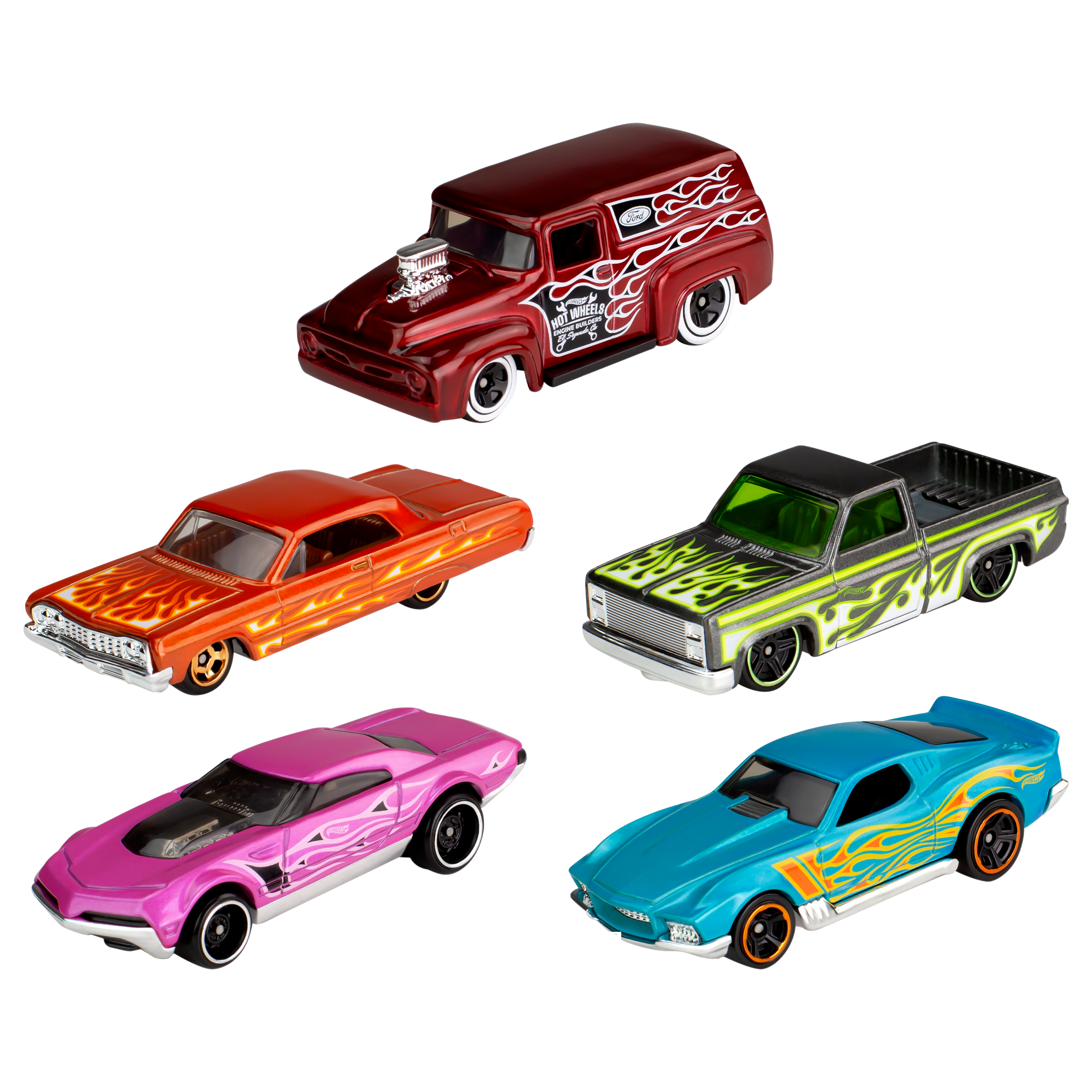 Hot Wheels 5-Pack 1:64 Scale Vehicle Assorted – Toy Kingdom South