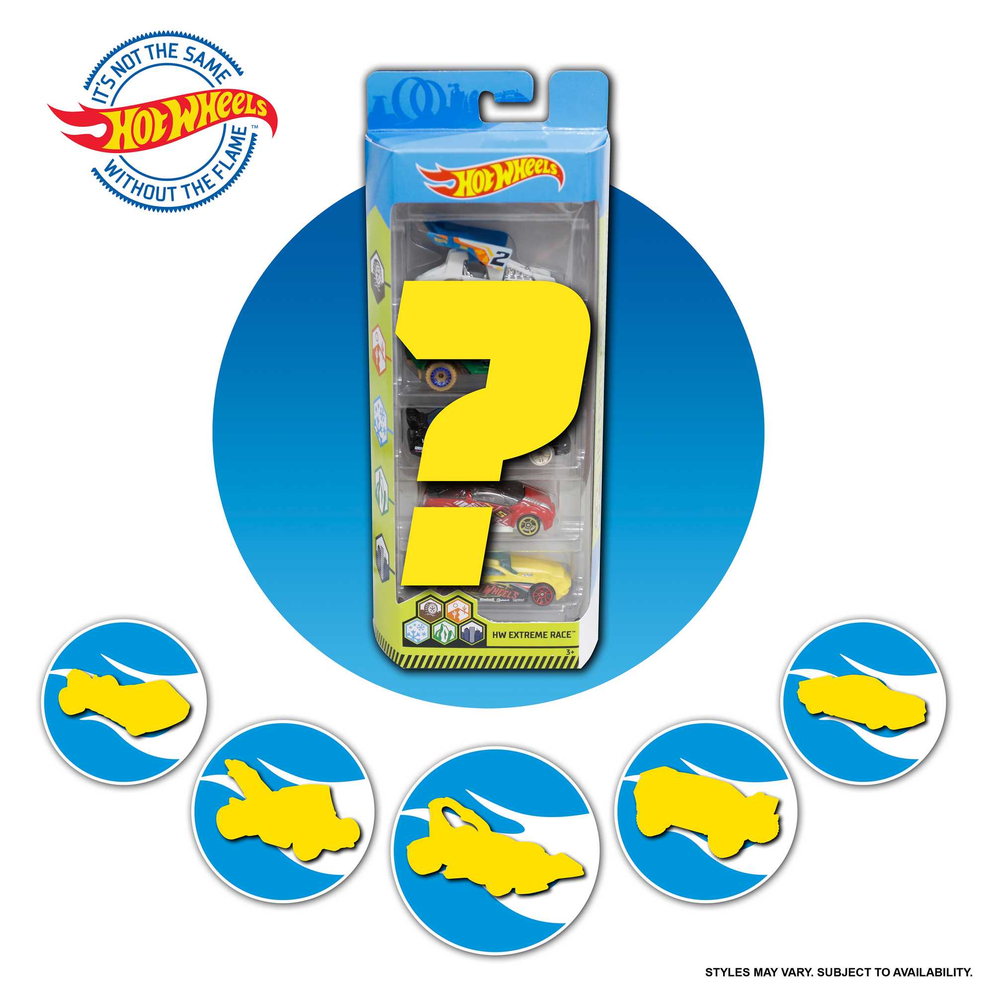 Hot Wheels 5-Pack 1:64 Scale Vehicle Assorted – Toy Kingdom South