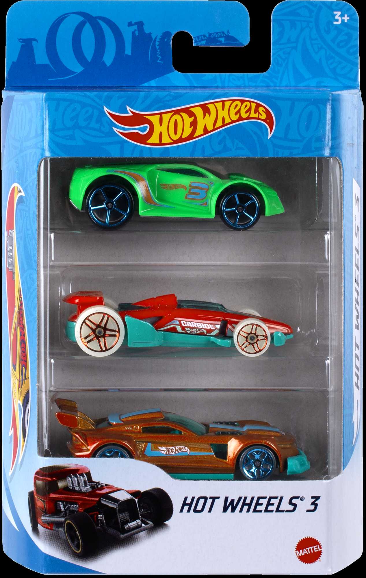 Hot Wheels 3-Pack 1:64 Scale Assorted Vehicles – Toy Kingdom South