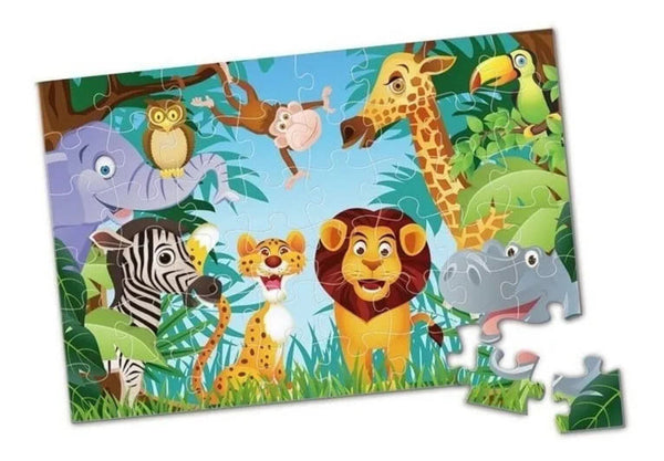 Hao Xiang Jungle Animal Floor Puzzle - 48 Pieces – Toy Kingdom