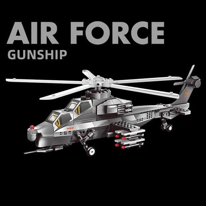 WANGE Military WZ10 Gunship - 304 Pieces – Toy Kingdom South Africa
