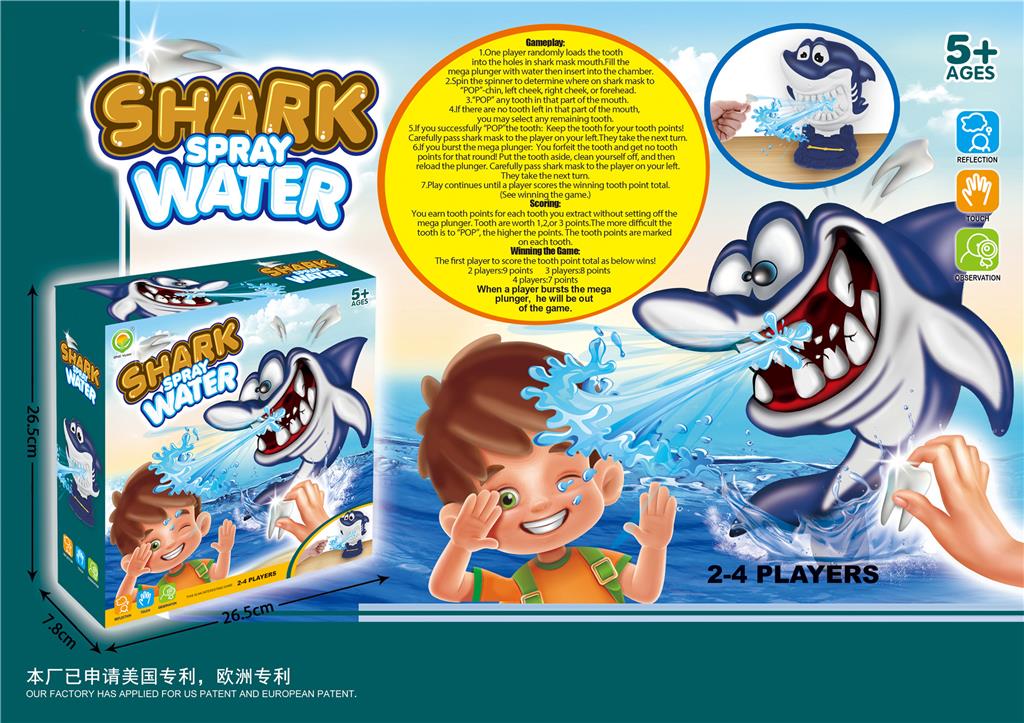 Shark Spray Water Game – Toy Kingdom South Africa
