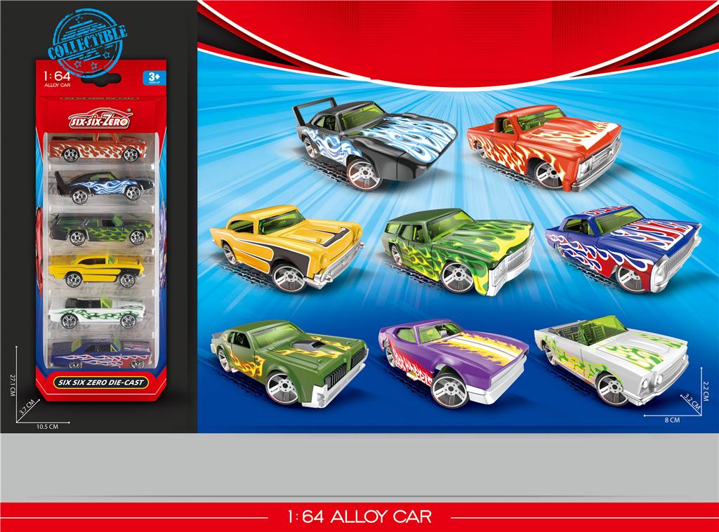 1/64 Scale Alloy Car 6 Pieces – Toy Kingdom South Africa