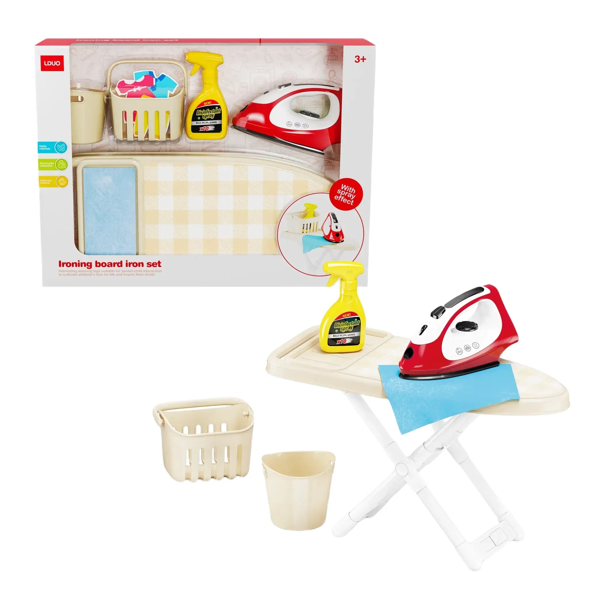 Anlily Ironing Board And Iron Set – Toy Kingdom South Africa