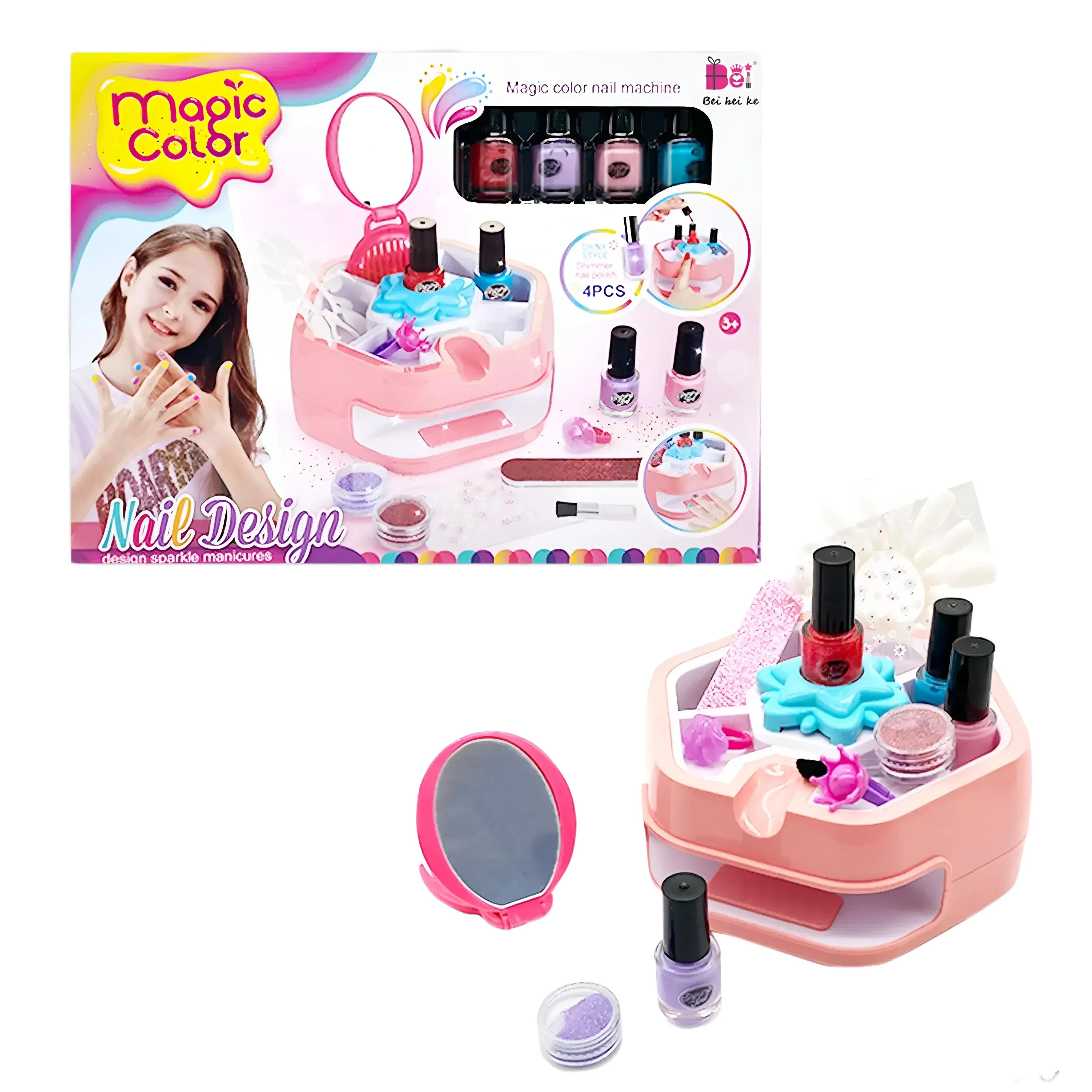 Bei Bei Ke Magic Colour Nail Machine – Toy Kingdom South Africa