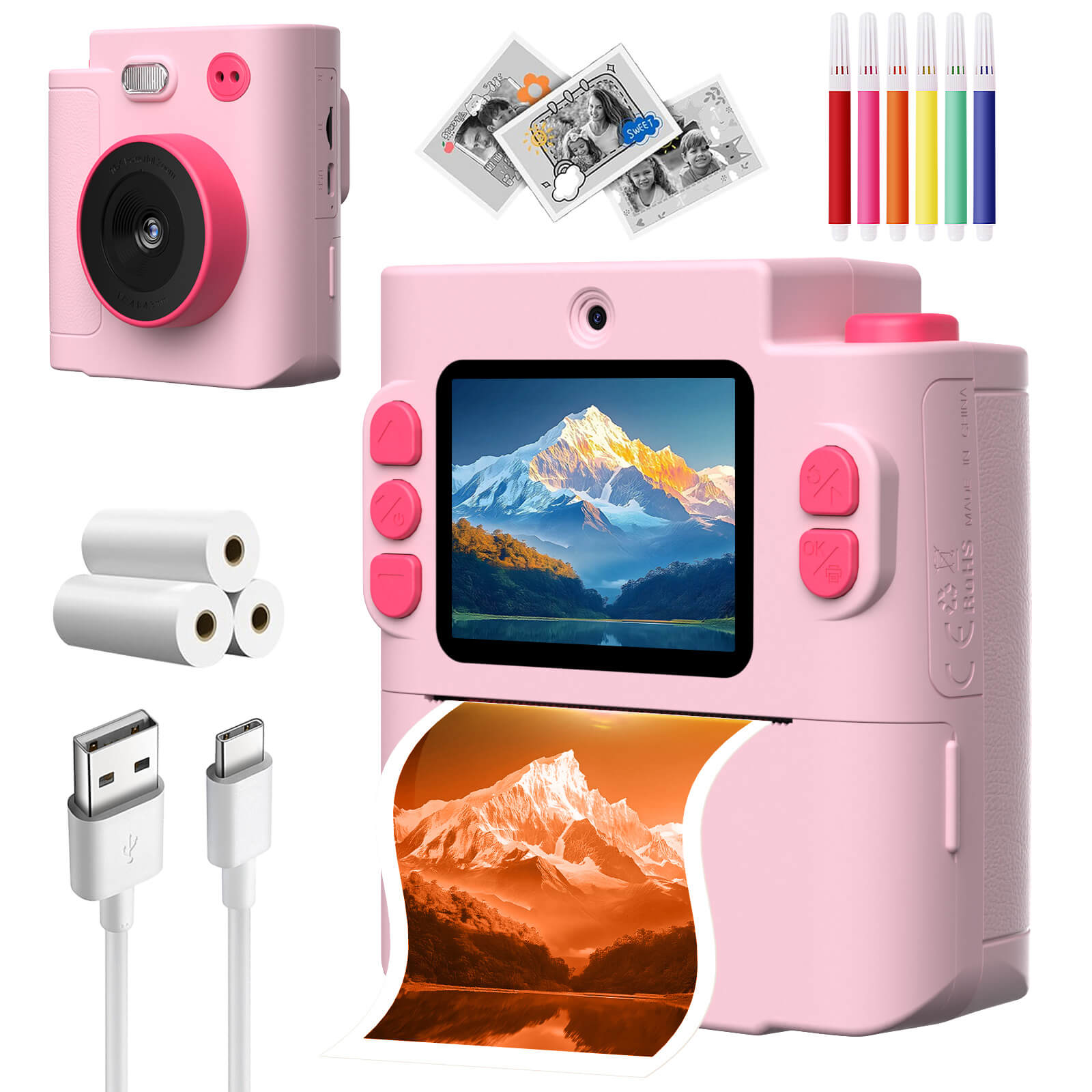 Lovcliks Print Camera H600 - Pink – Toy Kingdom South Africa
