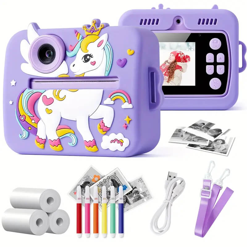 Lovcliks A100 Print Camera - Purple – Toy Kingdom South Africa