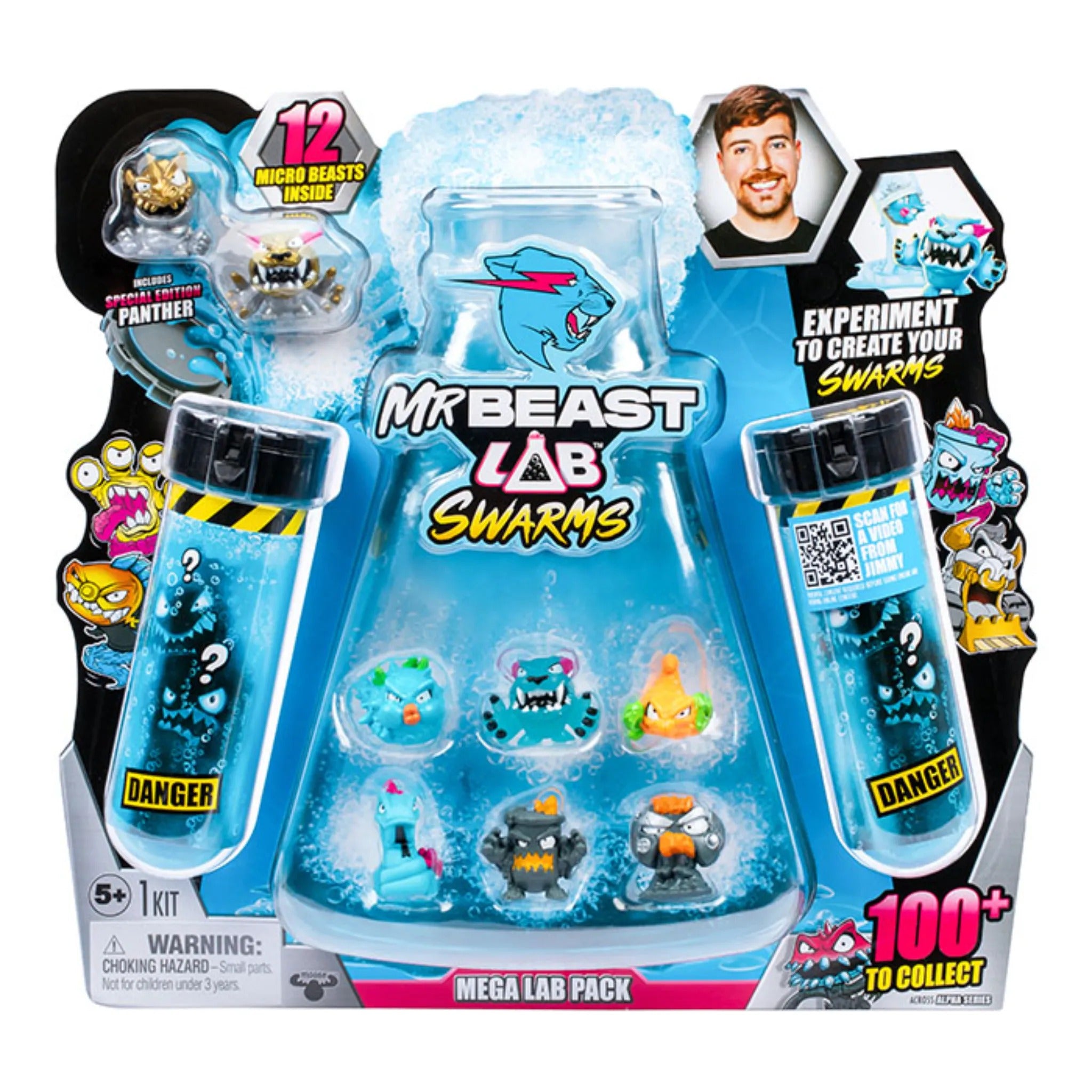 ☆フラッシュマン バイオブレンド ソフビ 10体セット☆ Mr Beast Lab Swarms Mega Lab 12 Pack Assorted – Toy Kingdom South