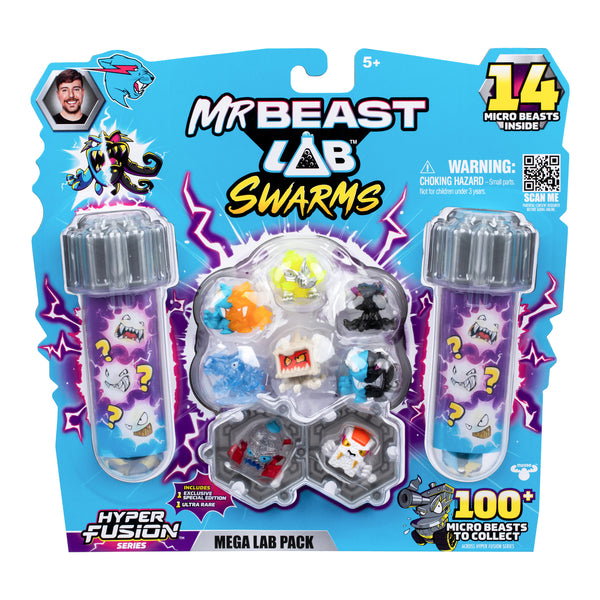 【激レア】　ミスタービースト ラボ Mr Beast Lab Swarms 廃盤 Assorted Mr Beast Lab Swarms S3 Mega Lab 14 Pack – Toy Kingdom