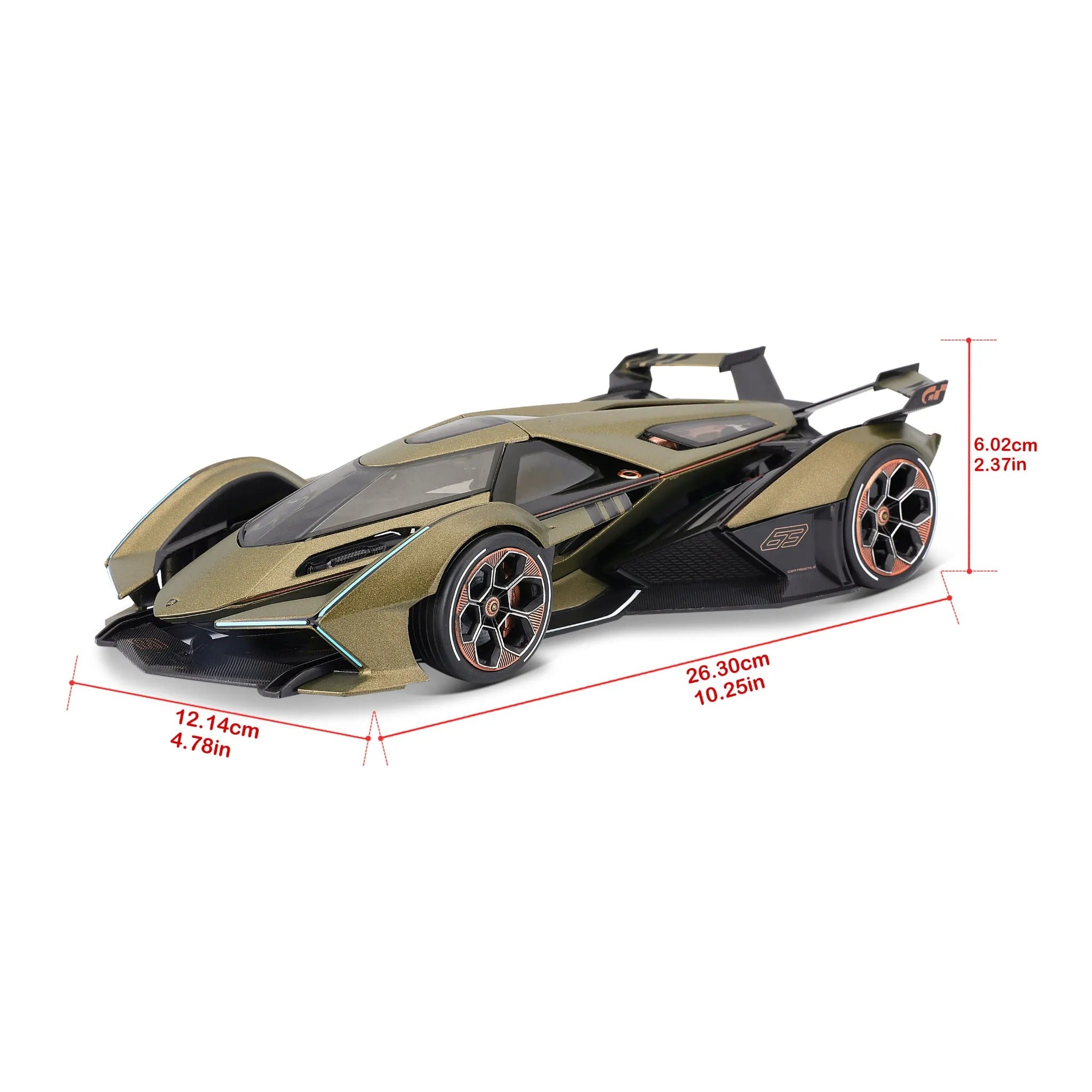 1:18 Lamborghini V12 Vision GT26cm Assortment – Toy Kingdom South