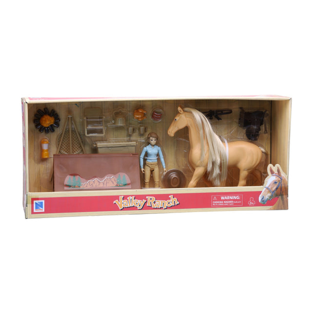 Valley Ranch 1:9 Horse Family Set With Articulated