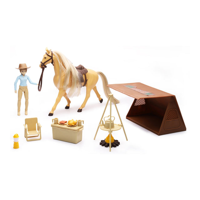 Valley Ranch 1:9 Horse Family Set With Articulated