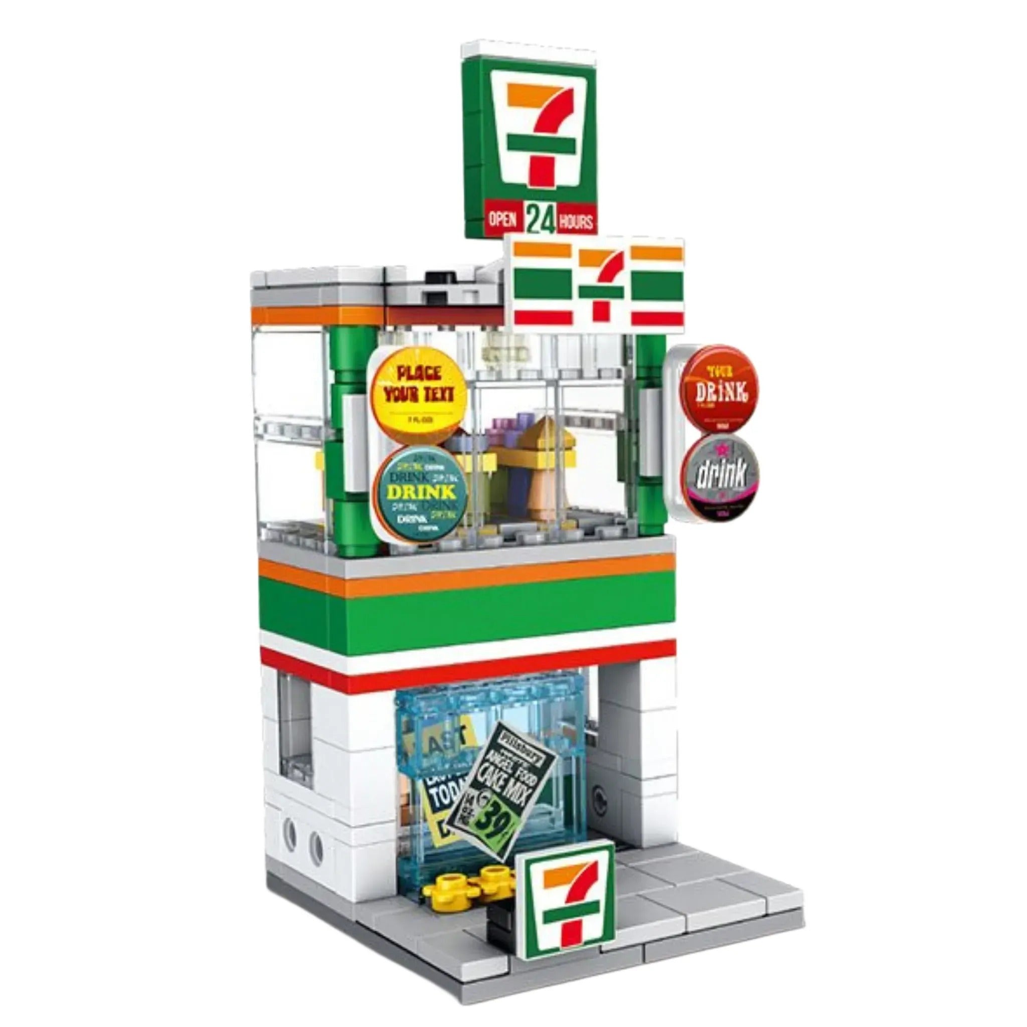 Panlos Brick Street View Series 7-Eleven (256 Pieces) – Toy