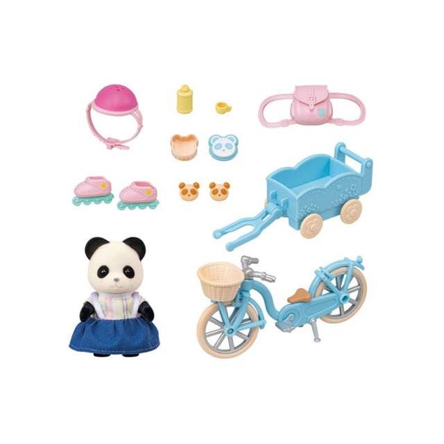 CYCLE AND SKATE SET W PANDA GIRL