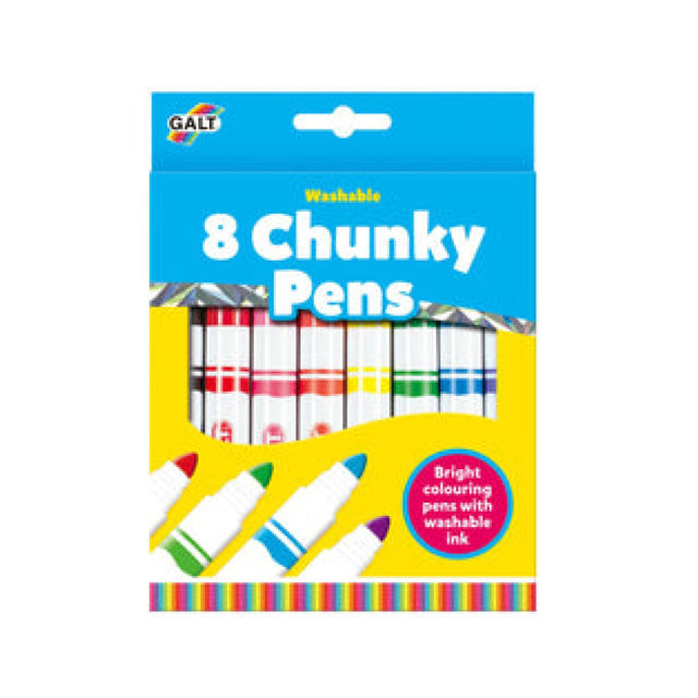 8 Chunky Pens Washable