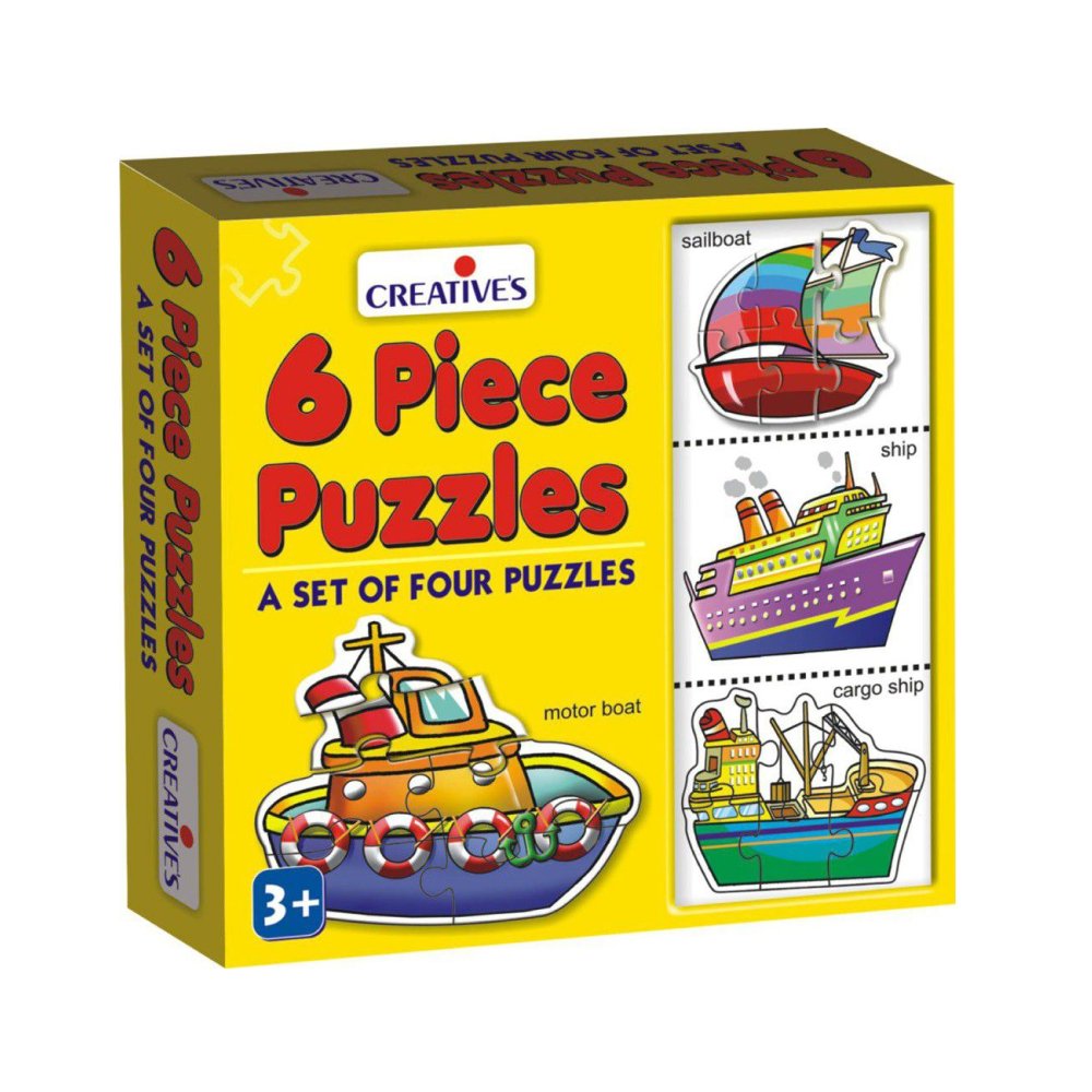 キッズ・ファミリー see Creatives 6 Piece Puzzles Water Transport – Toy Kingdom South Africa