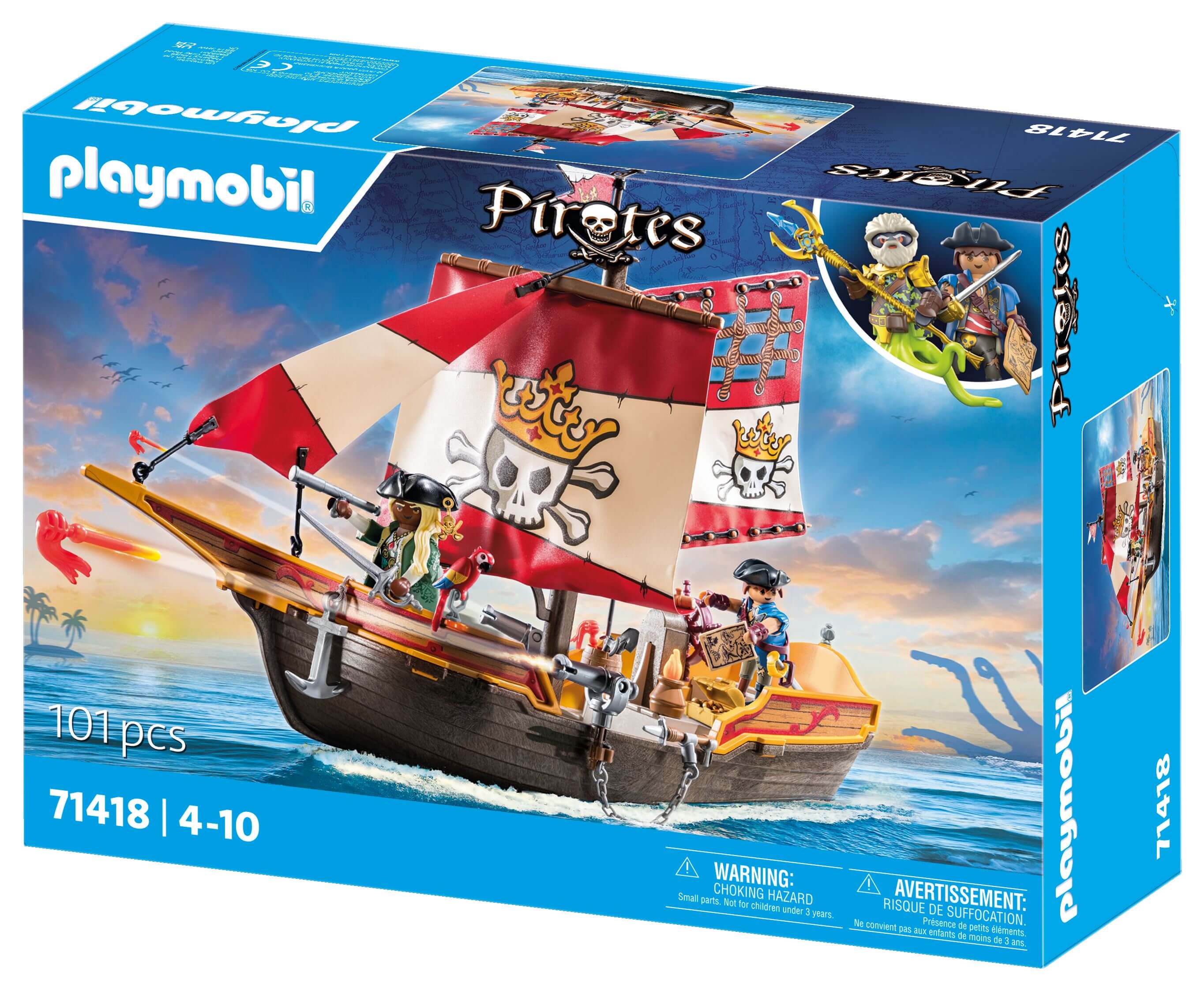 Playmobil Pirate Ship - 101 Pieces – Toy Kingdom South Africa