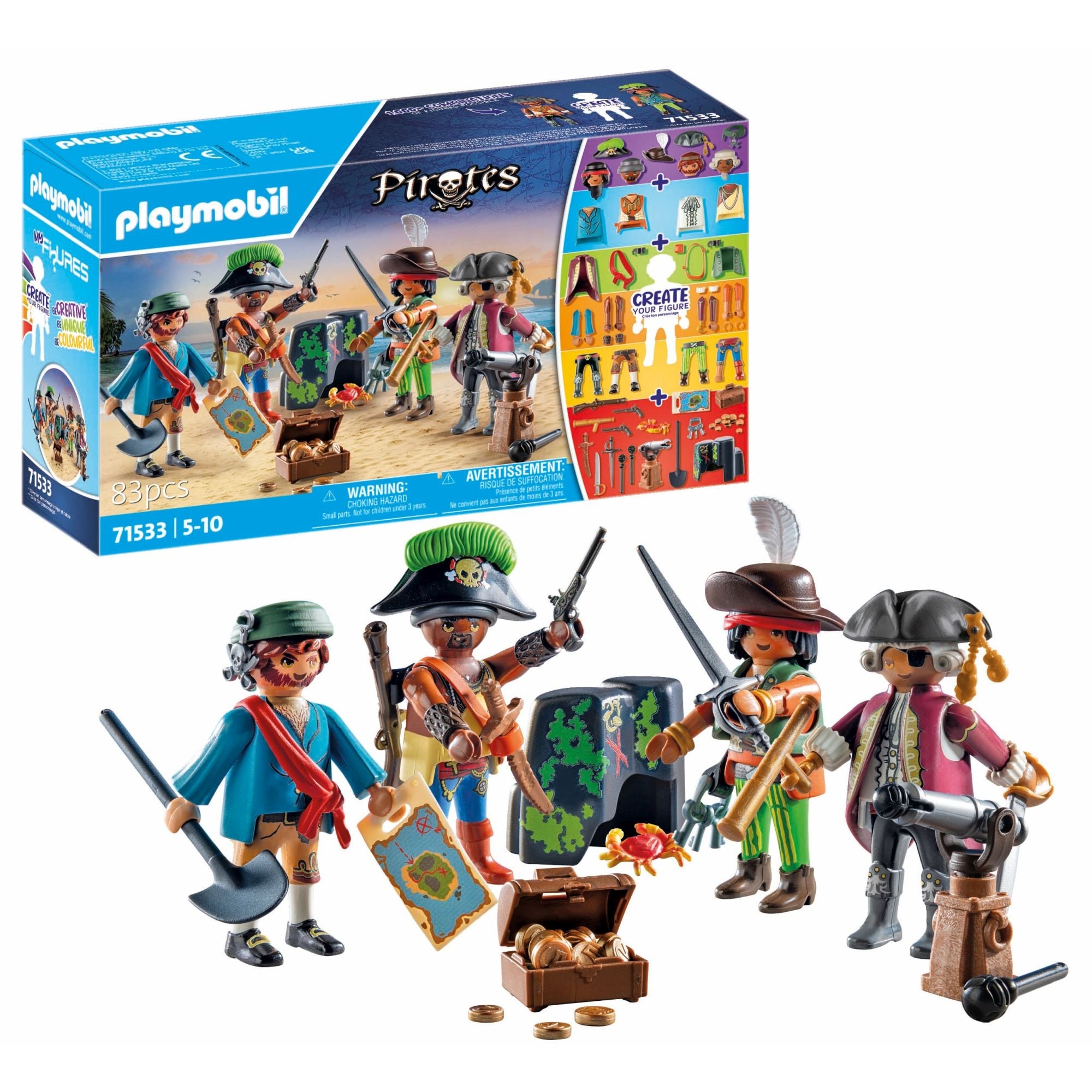 Playmobil My Figures Pirates - 83 Pieces – Toy Kingdom South Africa