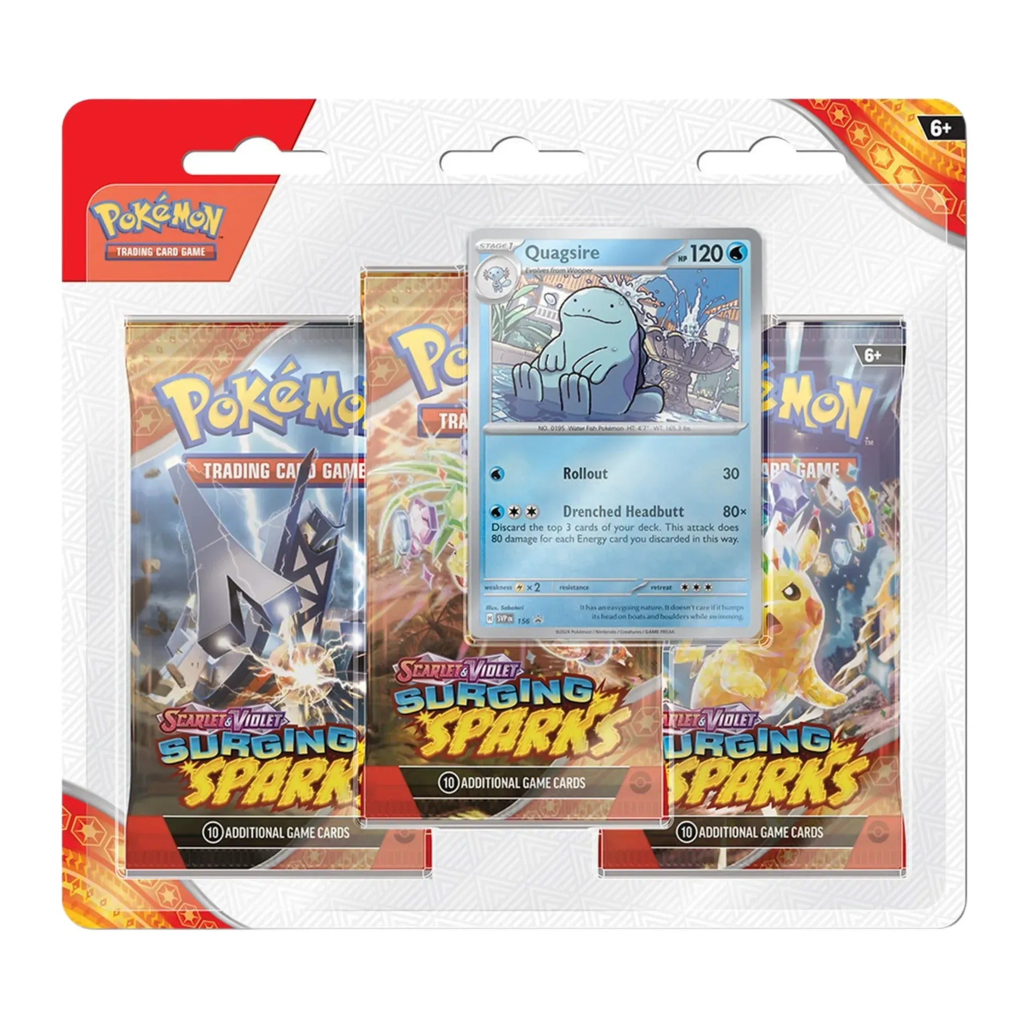 Pokemon SV 8 - 3 Pack Blister Assorted  Toy Kingdom South Africa