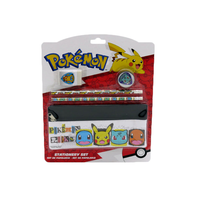 Pokemon Stationery Set W Pencil Case