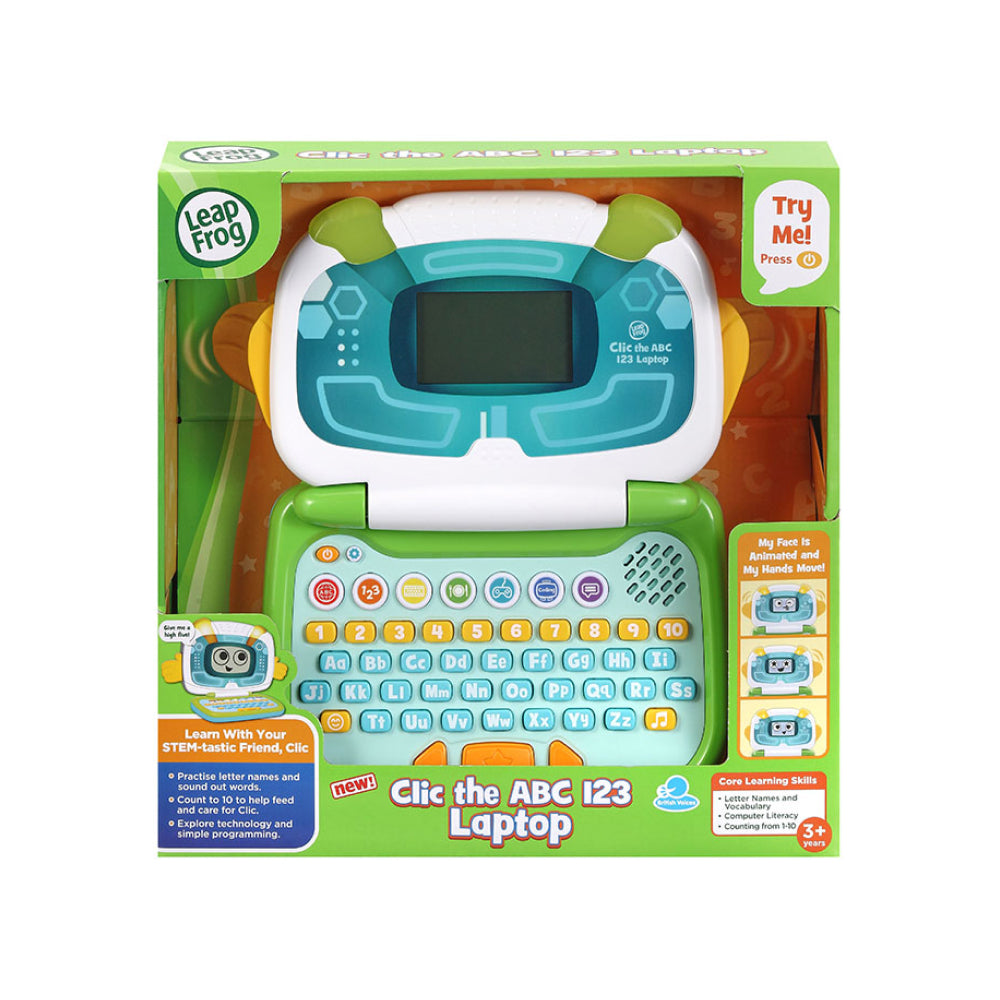 abc Leapfrog Clic ABC 123 Laptop – Toy Kingdom South Africa