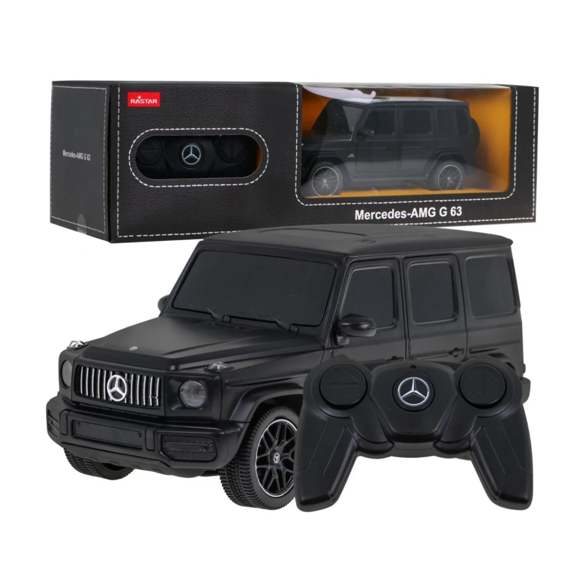G63 ラジコン Rastar Remote Control 1:24 Mercedes G63 AMG Black – Toy Kingdom
