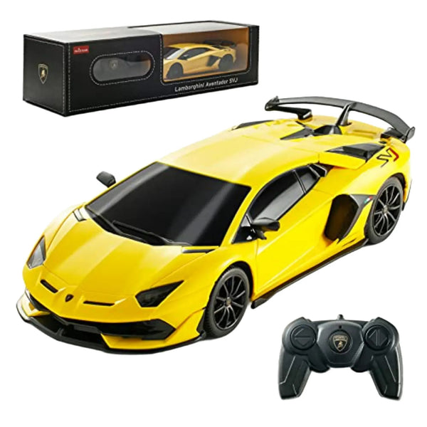 Vagrant Speedster 1/24サイズ リポ2S 7.4Vジャイロ付 Rastar 1:24 Remote Control Lamborghini Aventador SVJ - Yellow